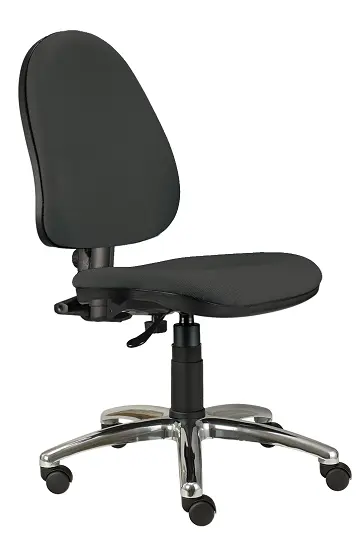 888/MEK CR židle kancelářská, kříž chrom, látka DO DORA D 05 - látka šedá